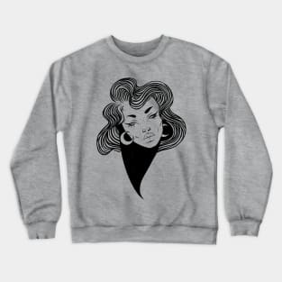 Crescent Moon Crewneck Sweatshirt